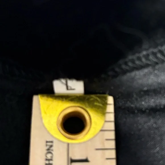 Long Black Velvet Duster with Chiffon Trim - Picture 4 of 5